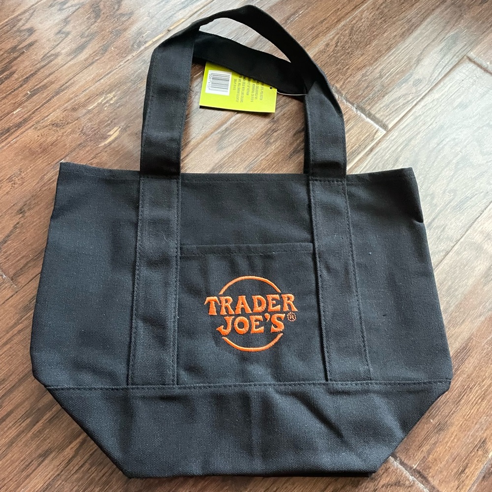 Trader Joe’s Orange and Black Halloween Tote